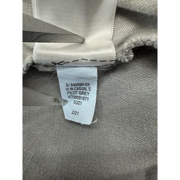 GAP Khakis Shorts Mens 38 Gray 10" Short Pilot Grey Casual Cotton Stretch Summer - Picture 9 of 12